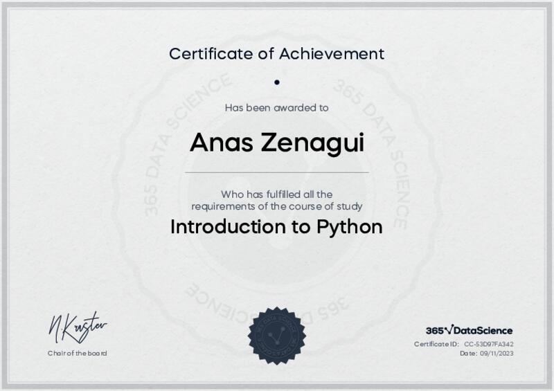 Introduction to Python